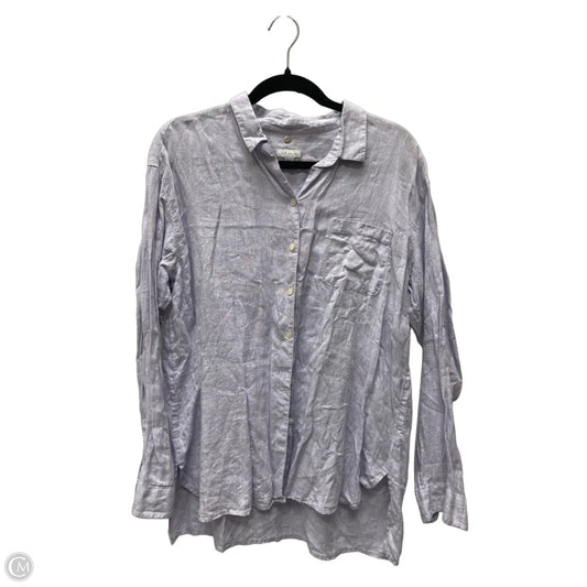 Top Long Sleeve By J. Jill In Blue, Size: M
