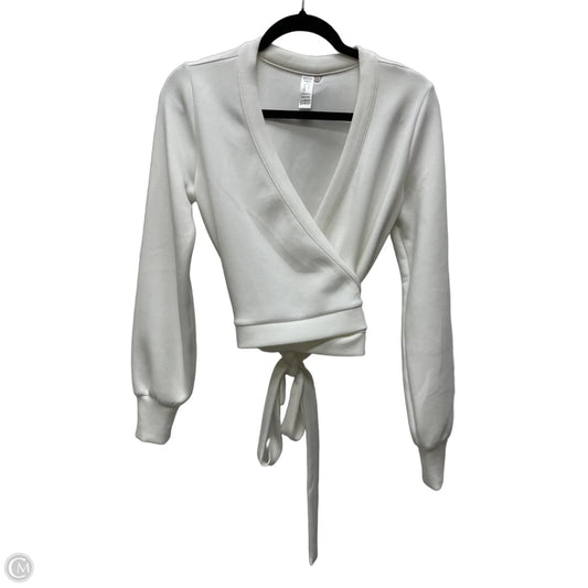 Top Long Sleeve By Spanx In Cream, Size: Xs