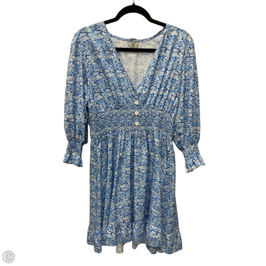 Dress Casual Short By Clothes Mentor In Floral Print, Size: Xl