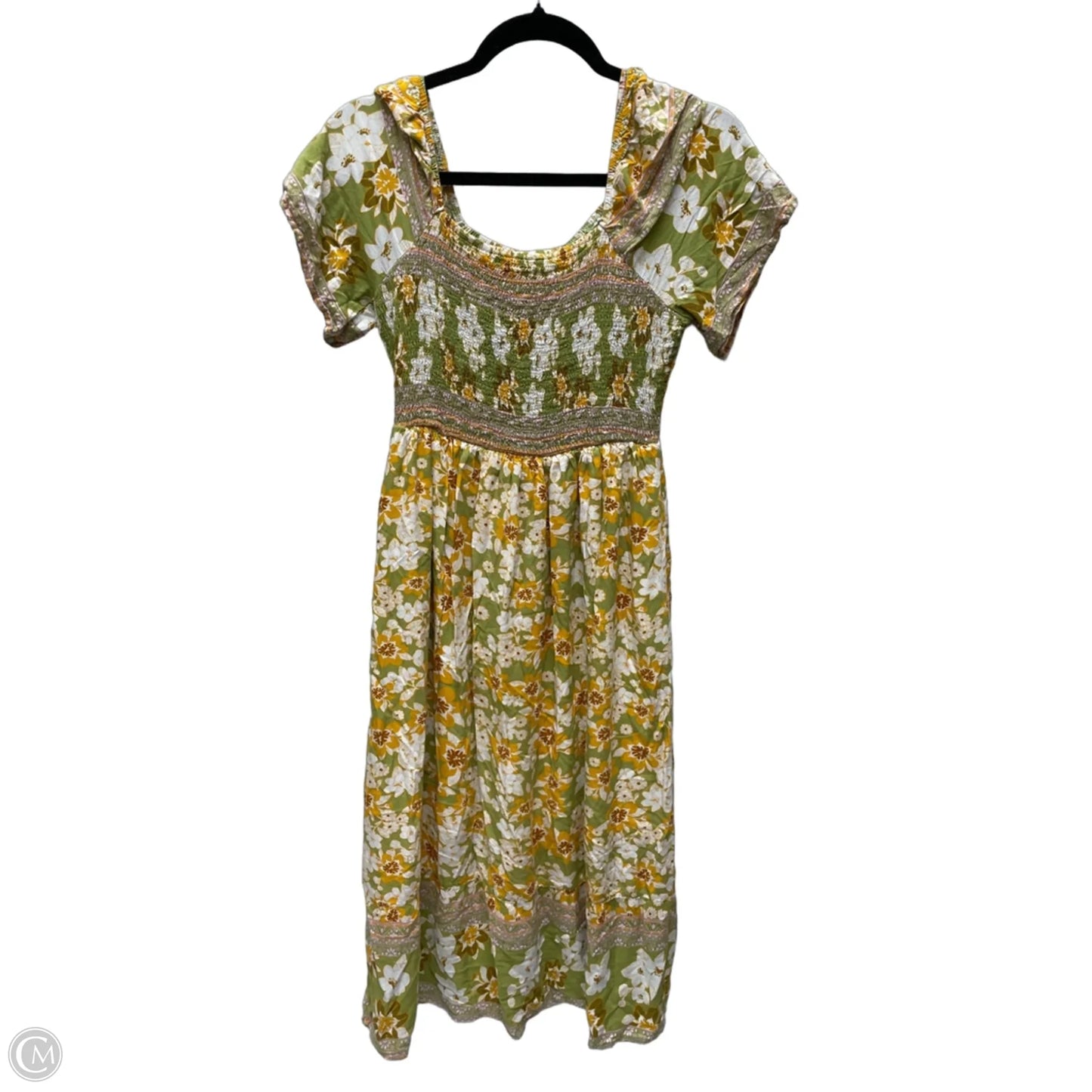 Dress Casual Midi By Polagram In Floral Print, Size: S