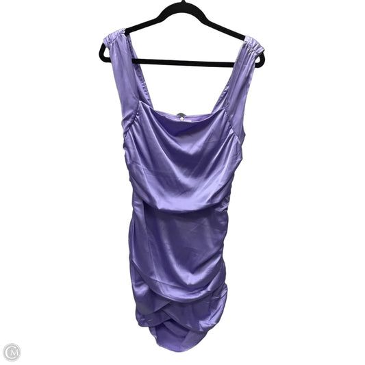 Dress Casual Short By Storia In Purple, Size: L