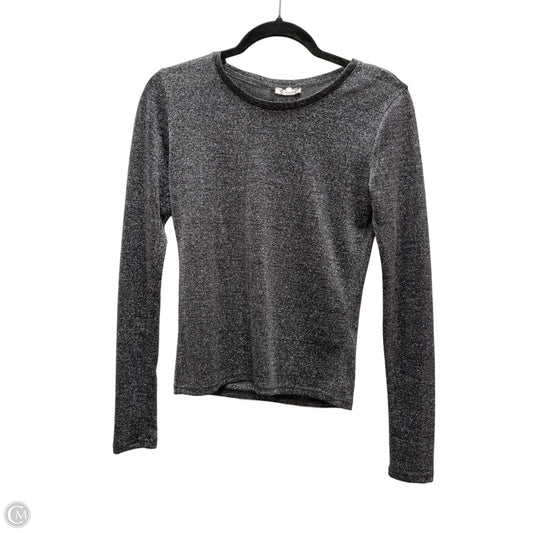 Top Long Sleeve By Free People In Silver, Size: S