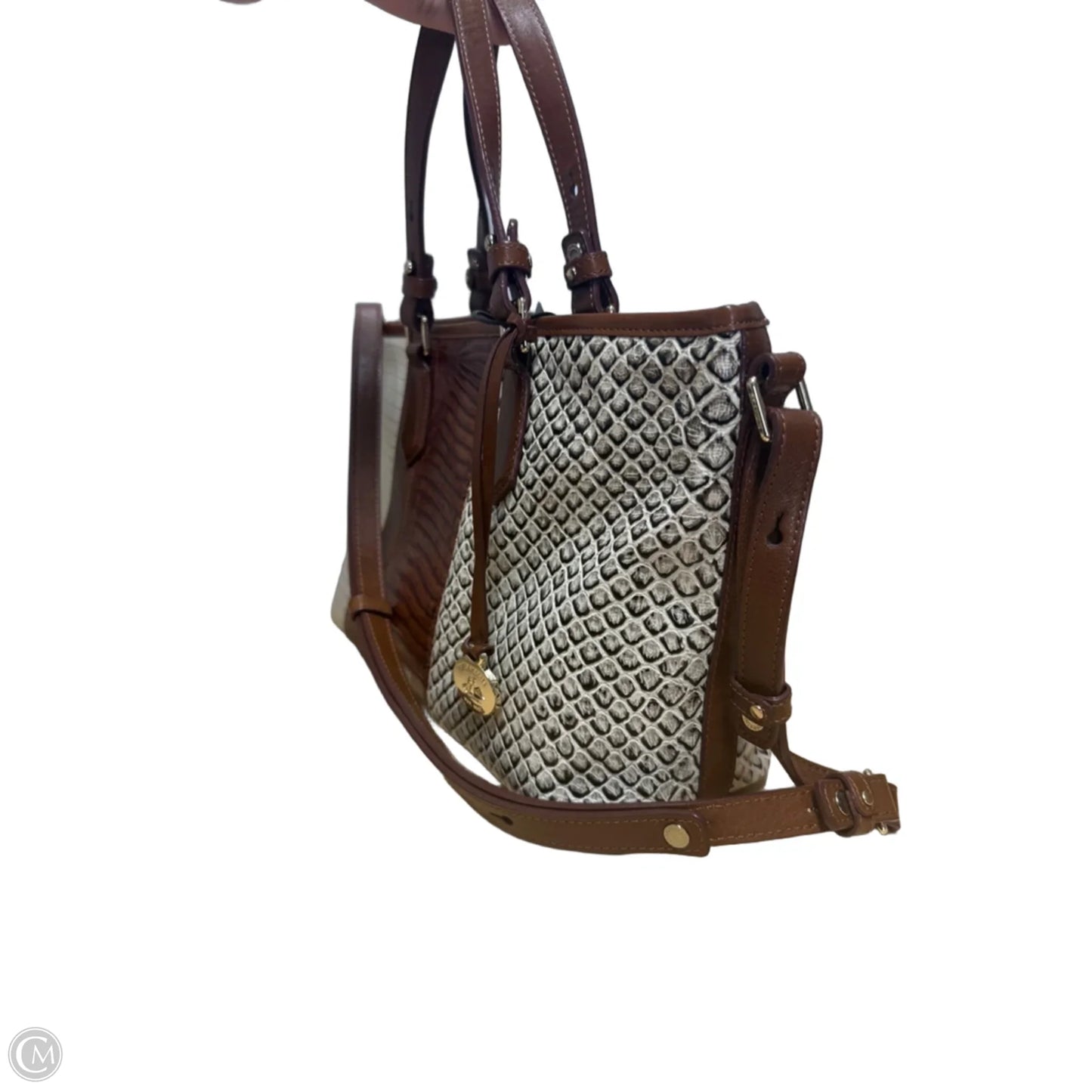 Handbag Designer By Brahmin, Size: Medium