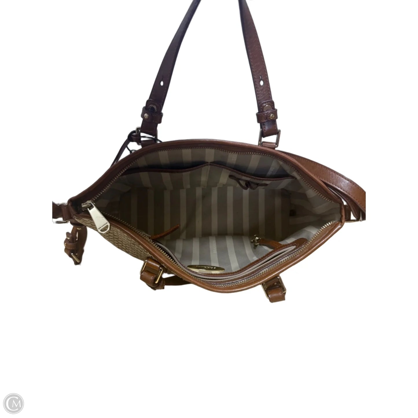 Handbag Designer By Brahmin, Size: Medium