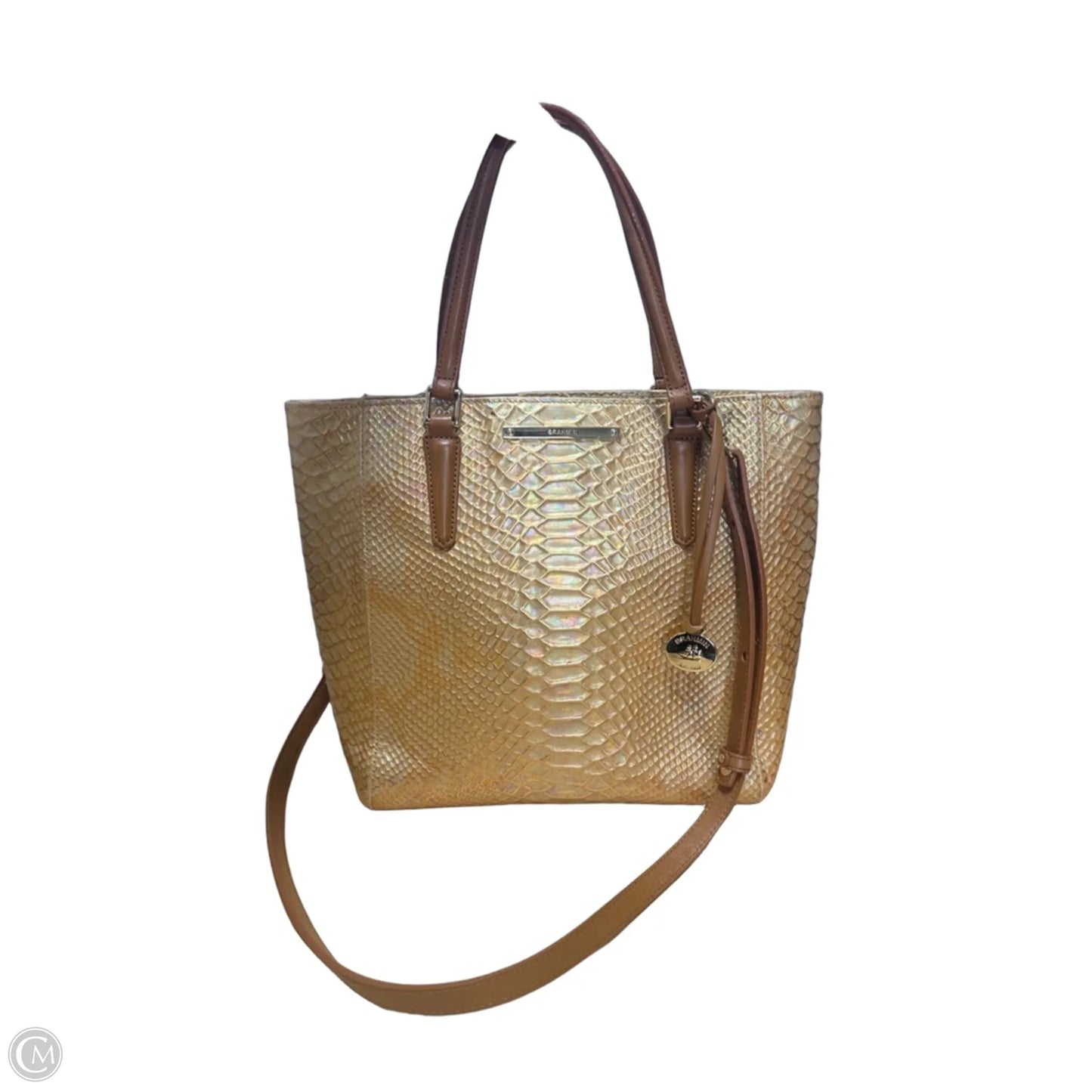 Handbag Designer By Brahmin, Size: Medium