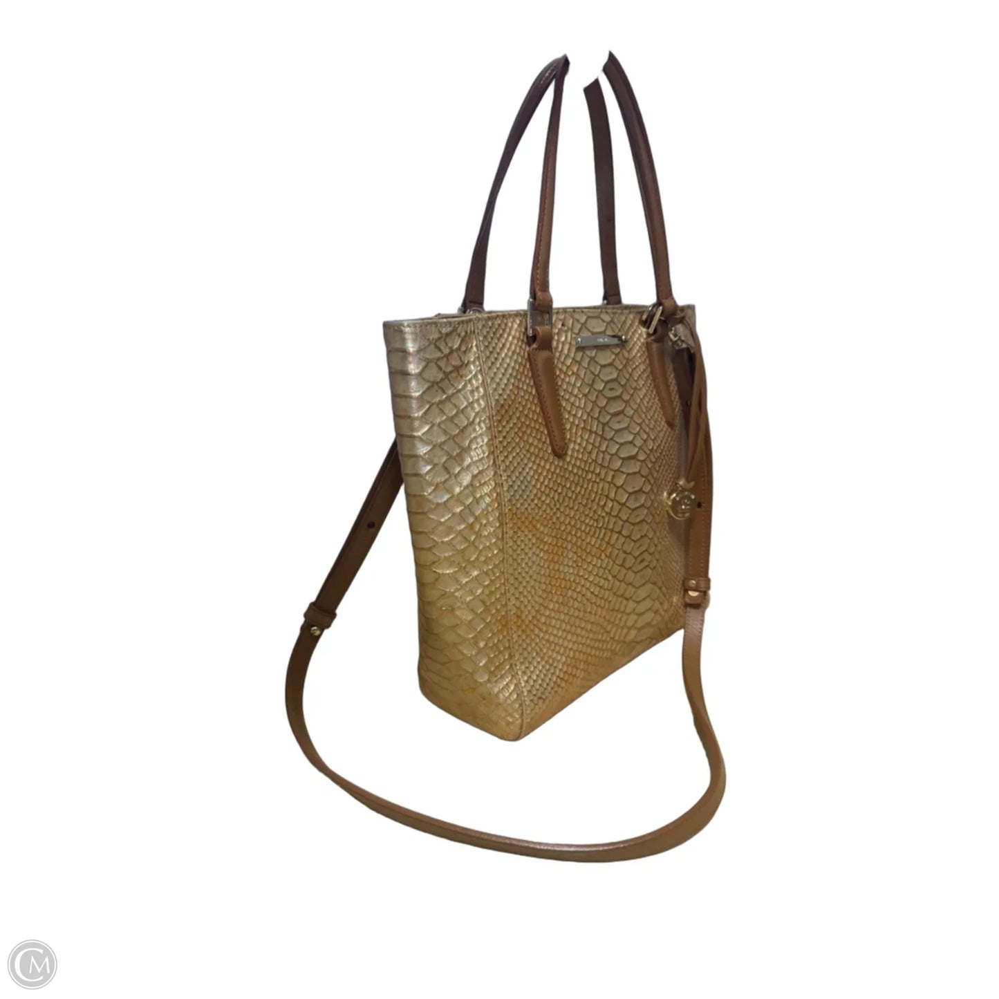 Handbag Designer By Brahmin, Size: Medium