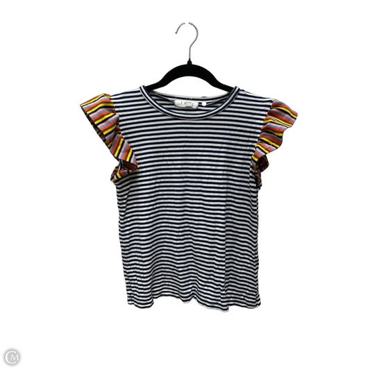Top Short Sleeve By Thml In Striped Pattern, Size: Xs