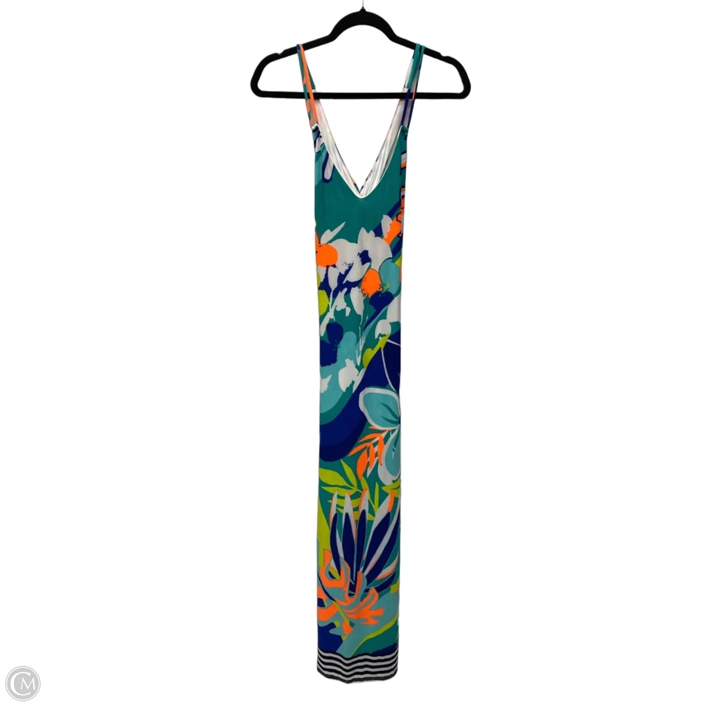 Dress Casual Maxi By Fashion Nova In Tropical Print, Size: M