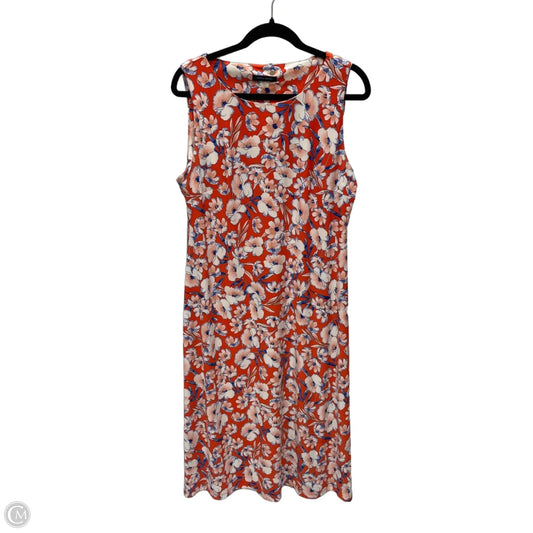 Dress Casual Short By Tommy Hilfiger In Floral Print, Size: L