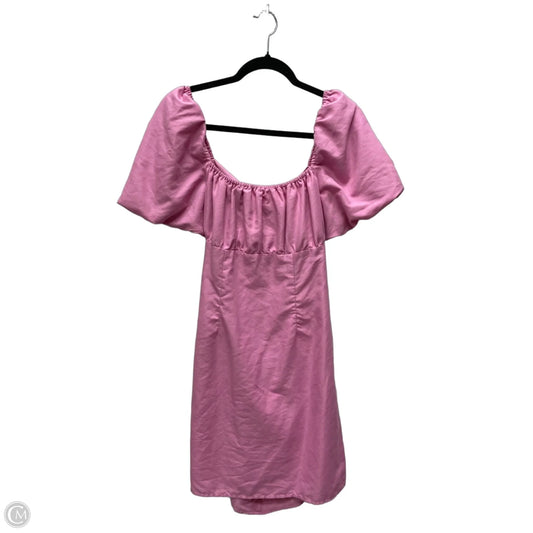 Dress Casual Short By Gb In Pink, Size: L