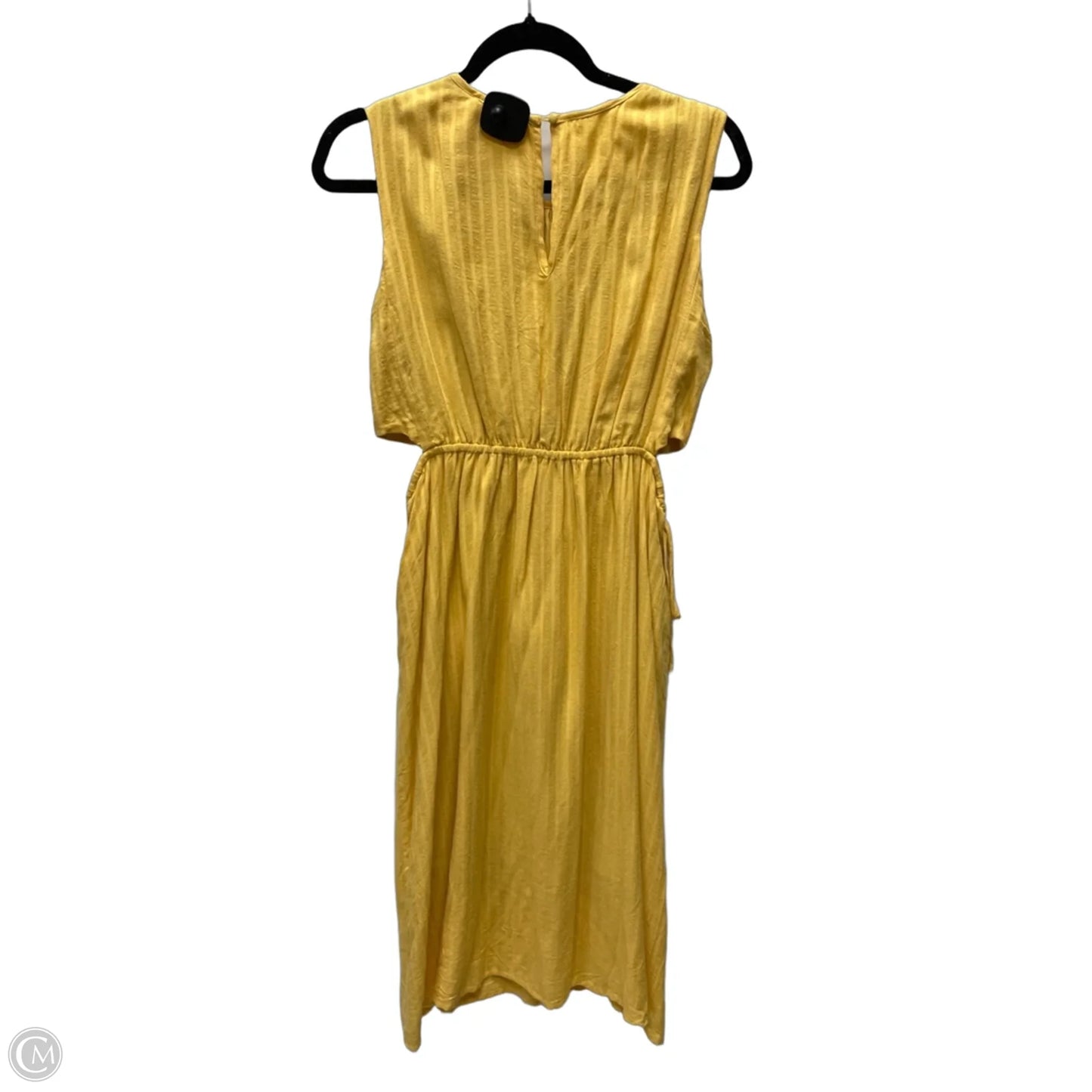 Dress Casual Midi By Gilli In Gold, Size: L