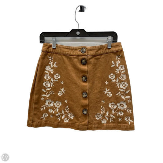 Skirt Mini & Short By Mi Ami In Floral Print, Size: 8