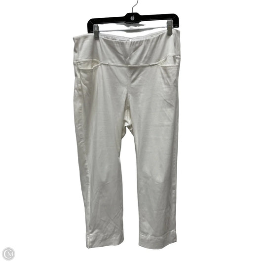 Pants Cropped By J. Jill In Cream, Size: 16