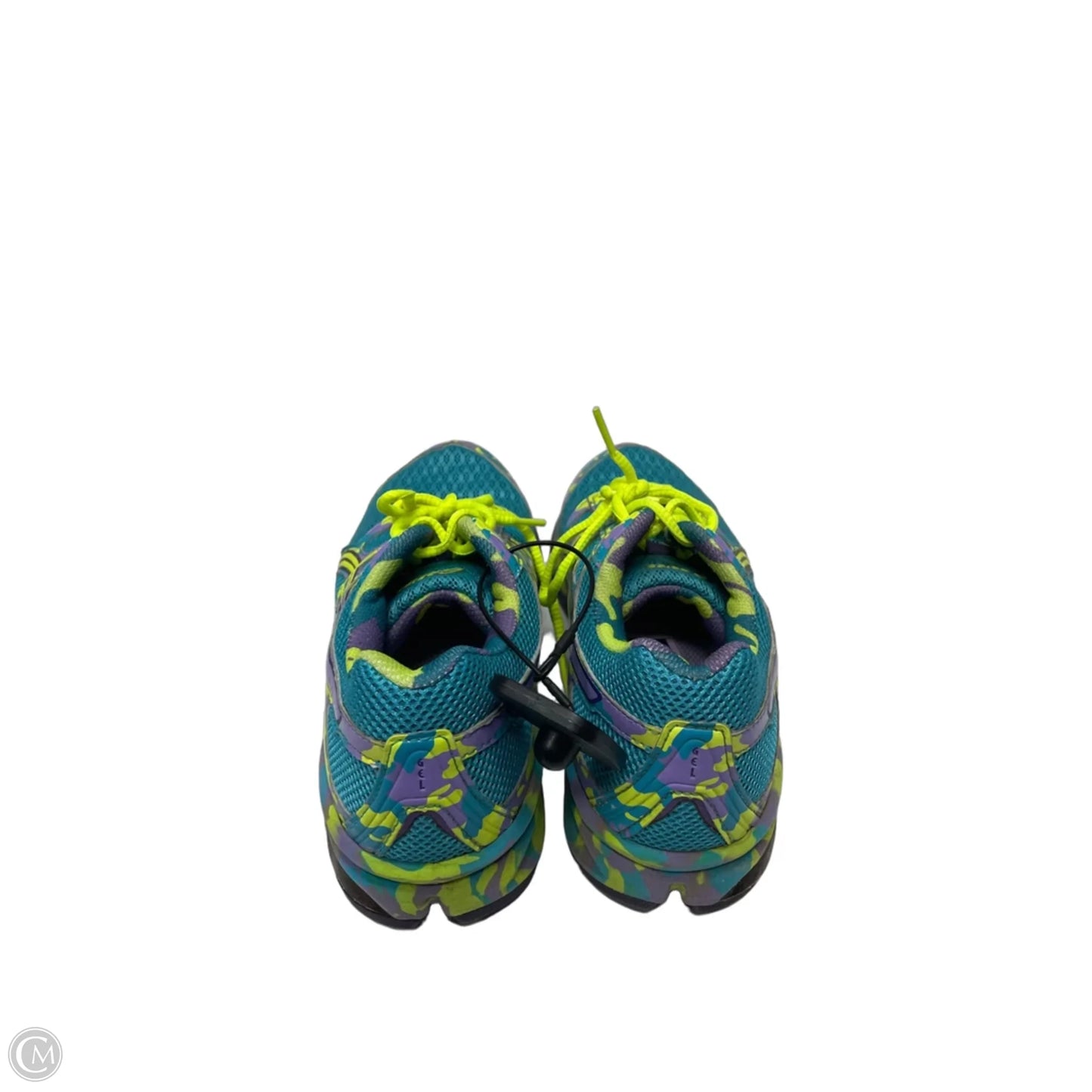 Shoes Athletic By Asics In Green & Purple, Size: 7