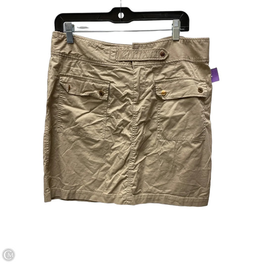 Skirt Mini & Short By Michael By Michael Kors In Tan, Size: 12