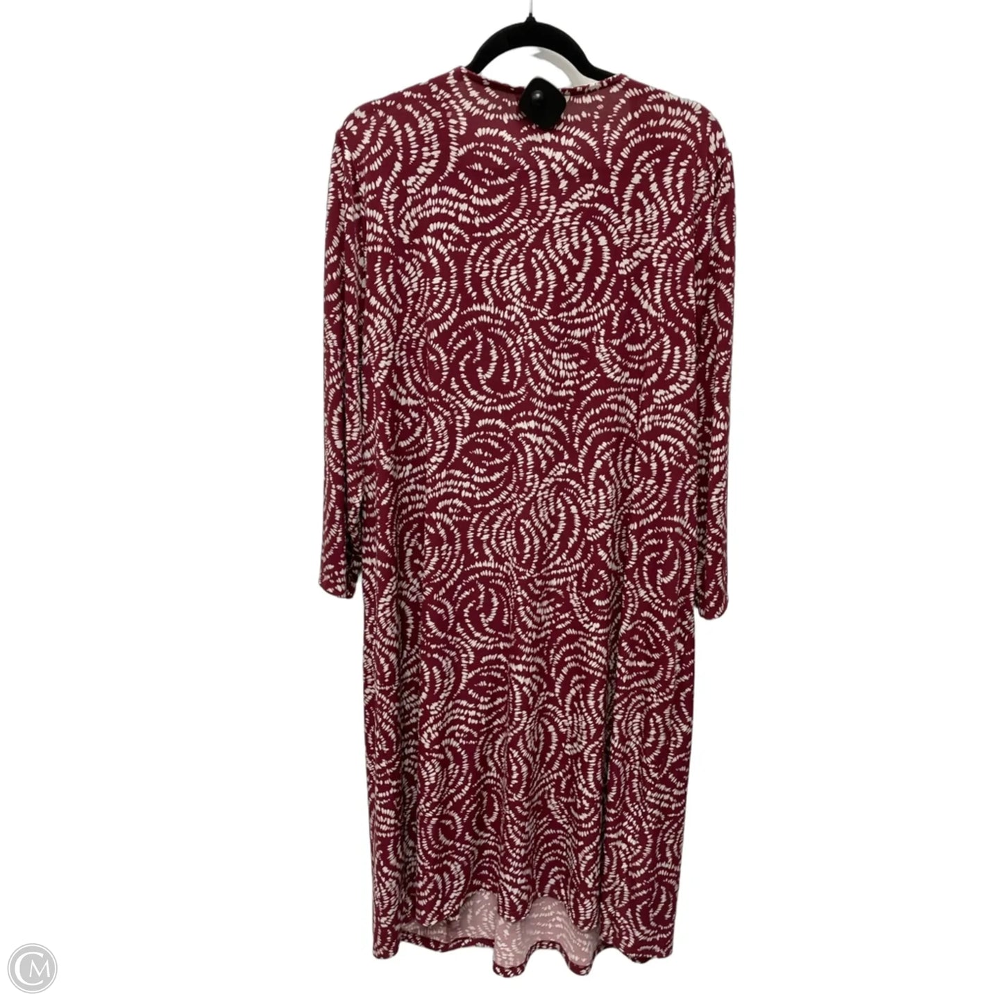 Dress Casual Short By Lane Bryant In Maroon, Size: 3x