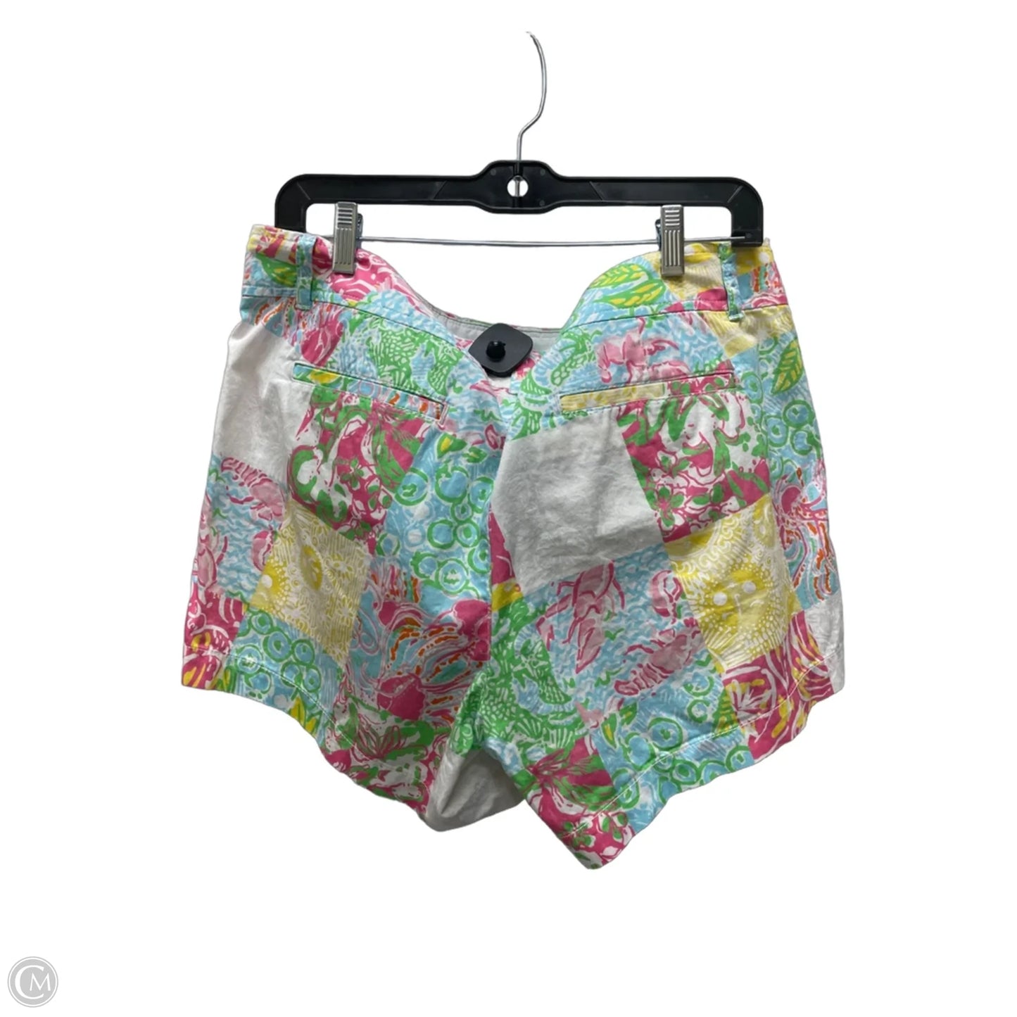 Shorts Designer By Lilly Pulitzer In Green & Pink, Size: 14