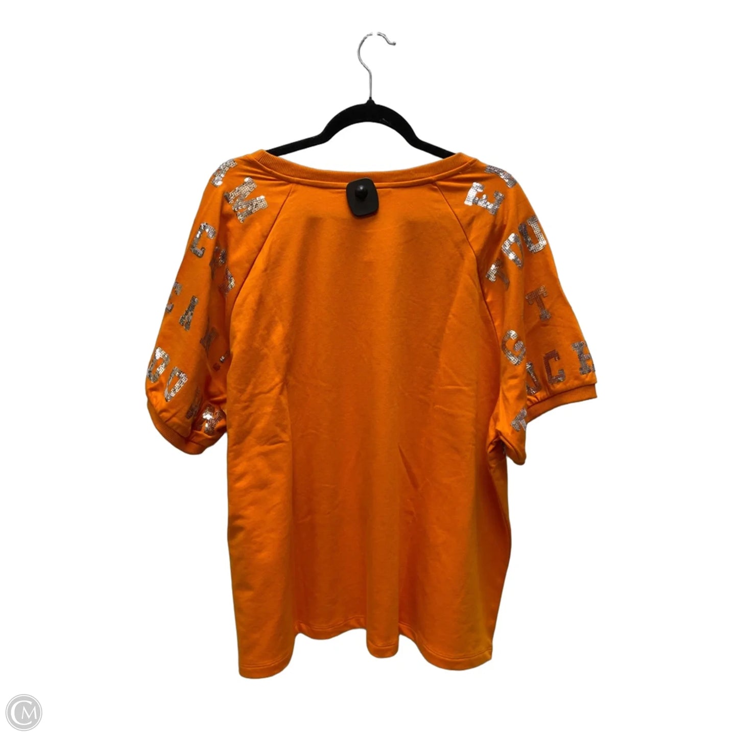 Sweatshirt Crewneck By Cato In Orange, Size: 3x
