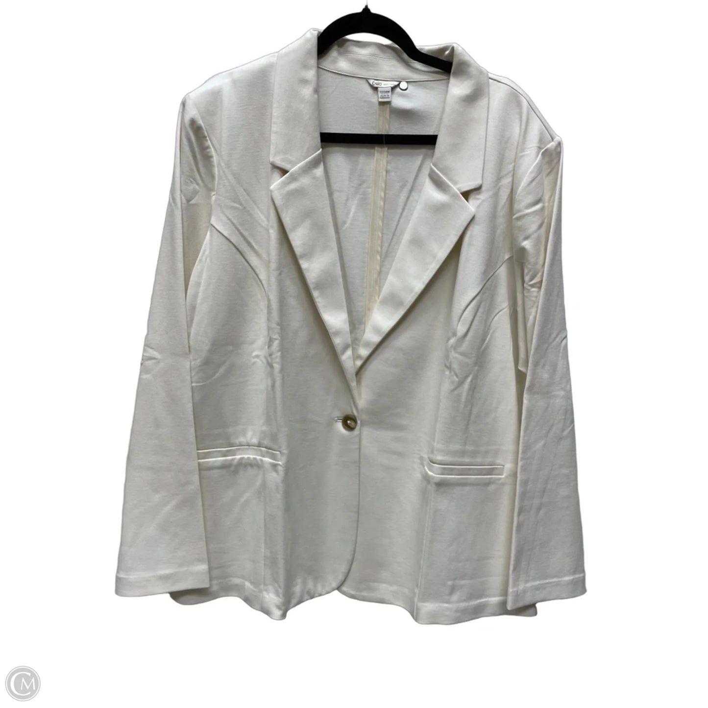 Blazer By Cato In Cream, Size: 3x