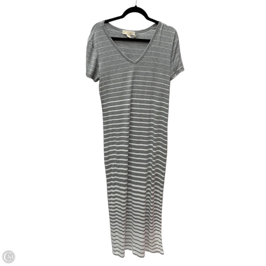 Dress Casual Maxi By Michael By Michael Kors In Striped Pattern, Size: L