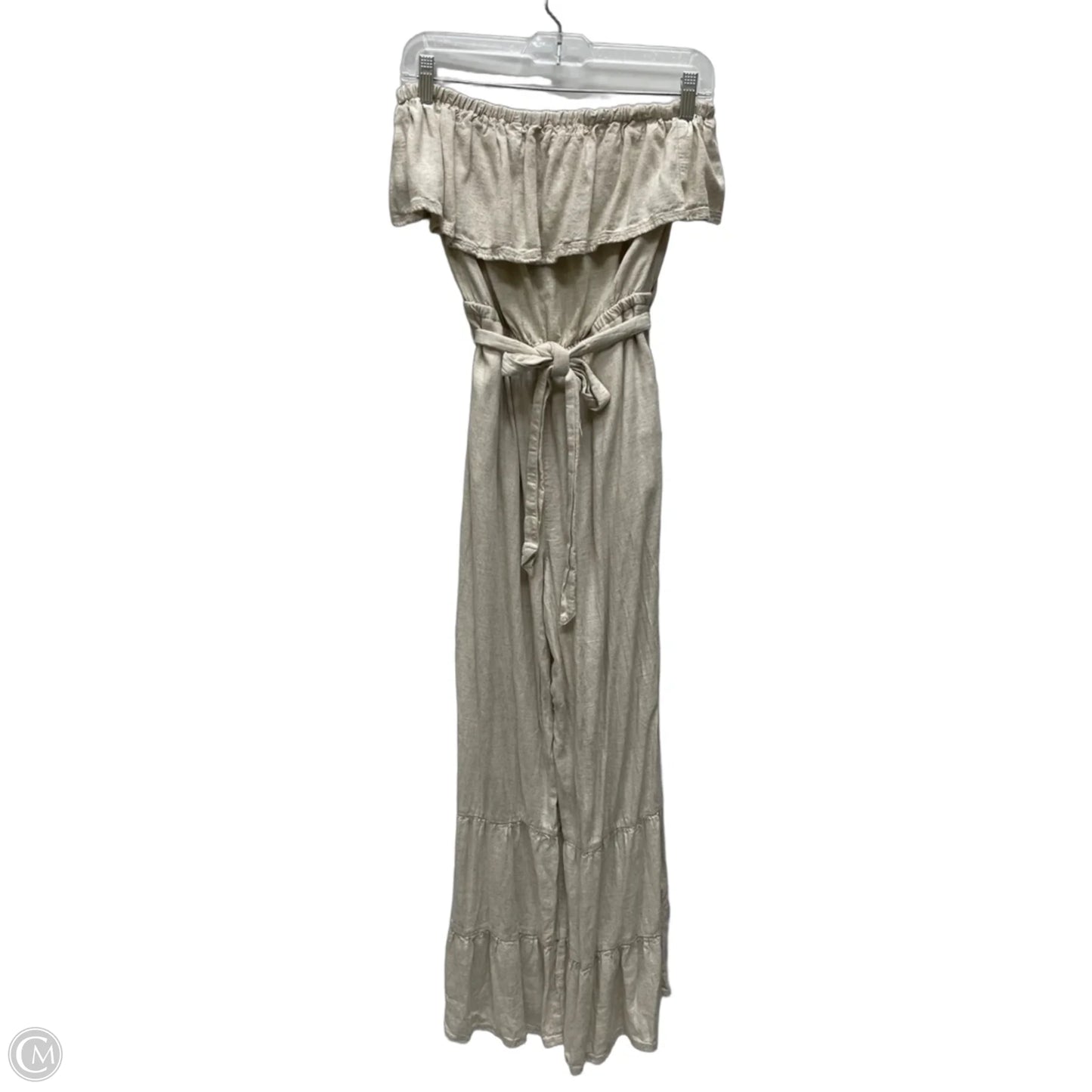 Jumpsuit By Cato In Tan, Size: S