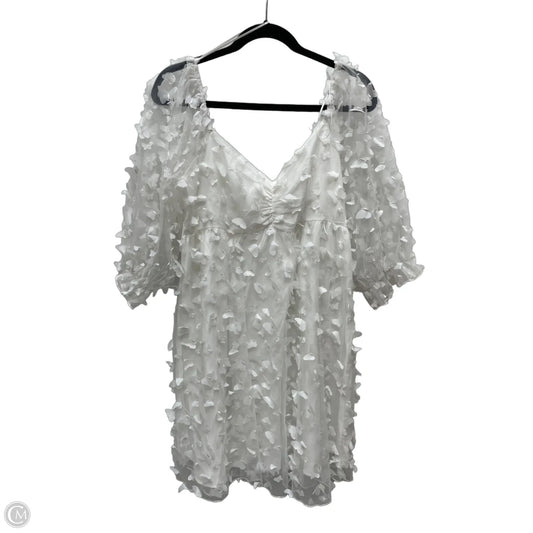 Dress Party Short By Peach Love Cream California In White, Size: L