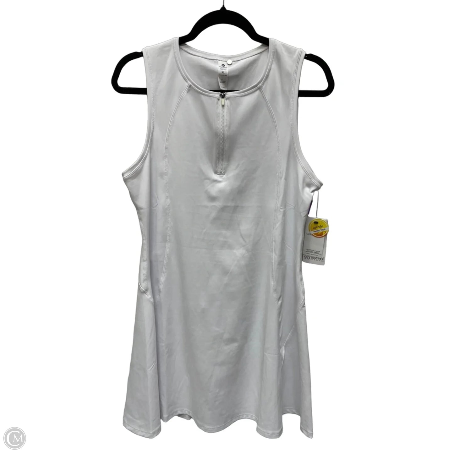 Athletic Dress By 90 Degrees By Reflex In White, Size: Xl