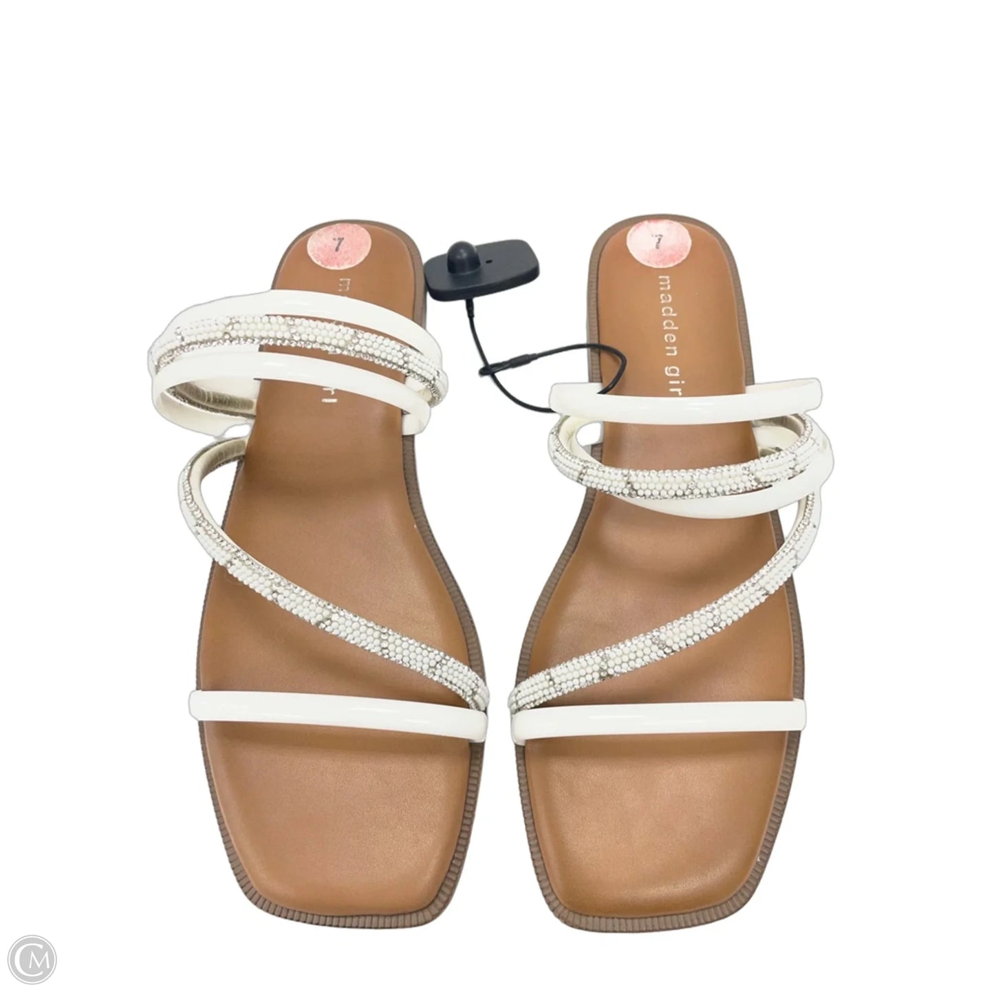 Sandals Flats By Madden Girl In White, Size: 7