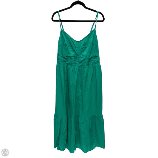 Dress Casual Midi By Universal Thread In Green, Size: 2x