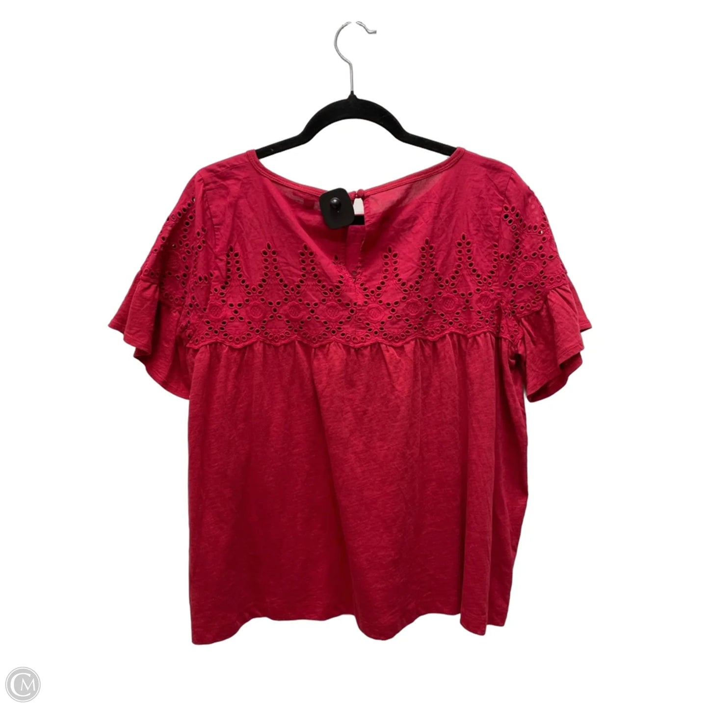 Top Short Sleeve By J. Crew In Red, Size: M