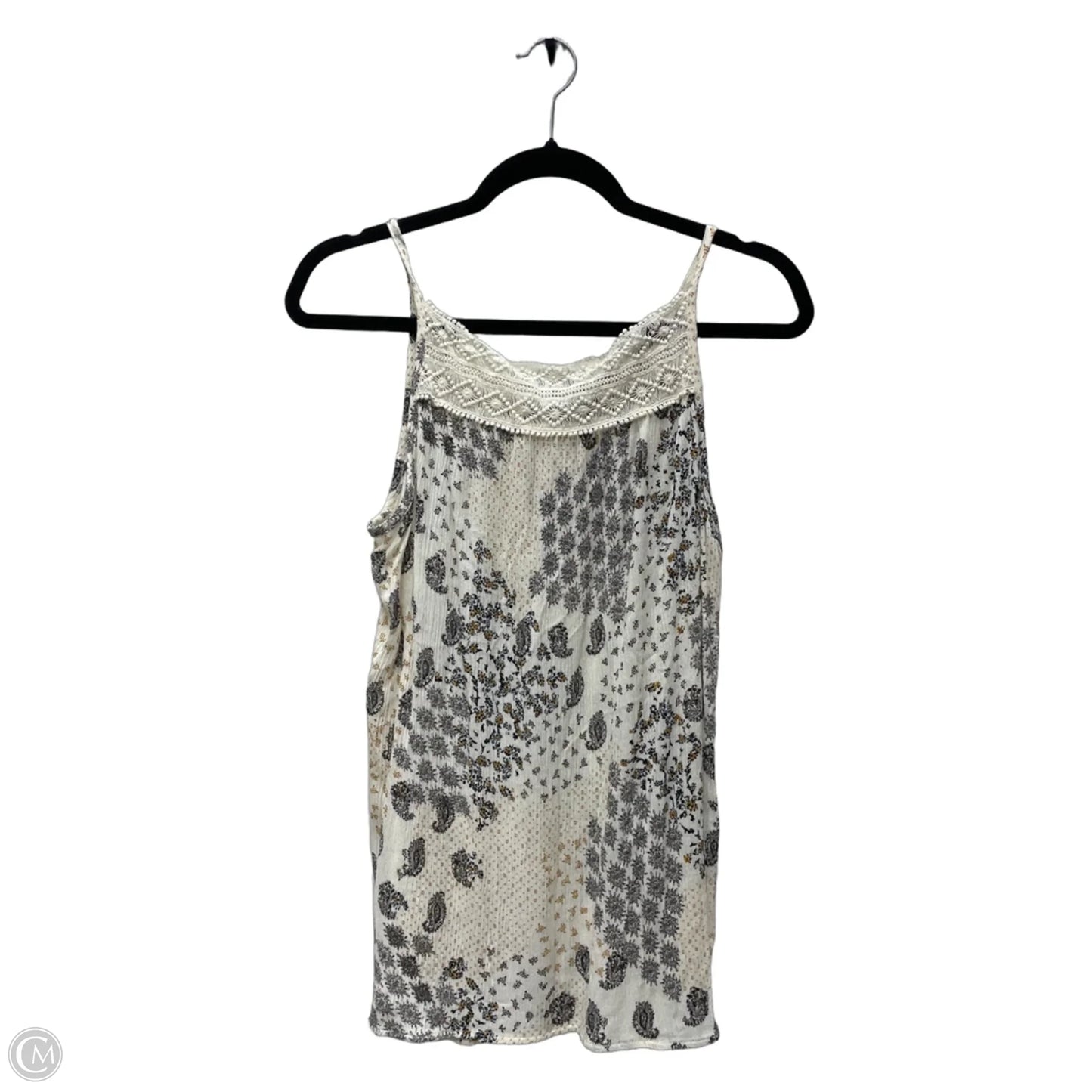 Top Sleeveless By Maurices In Paisley Print, Size: L