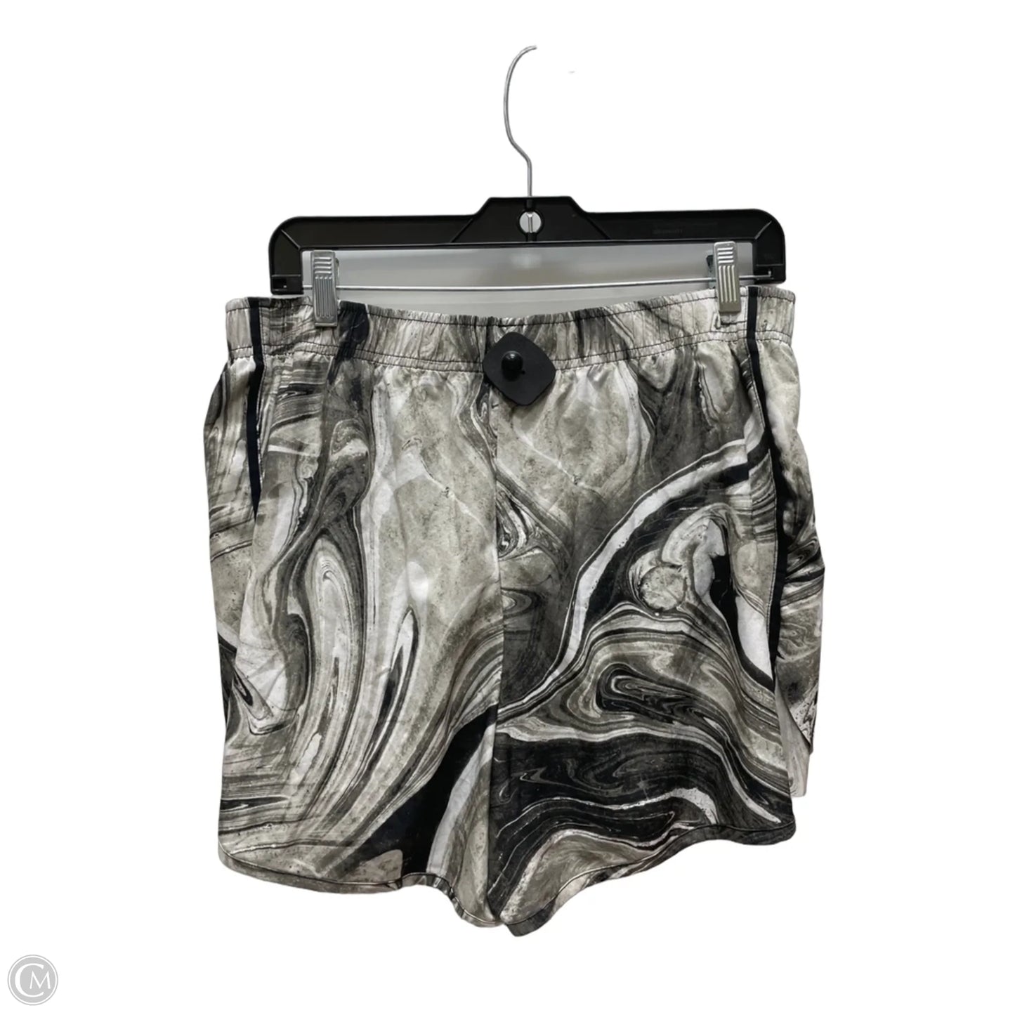 Athletic Shorts By Xersion In Black & Grey, Size: L