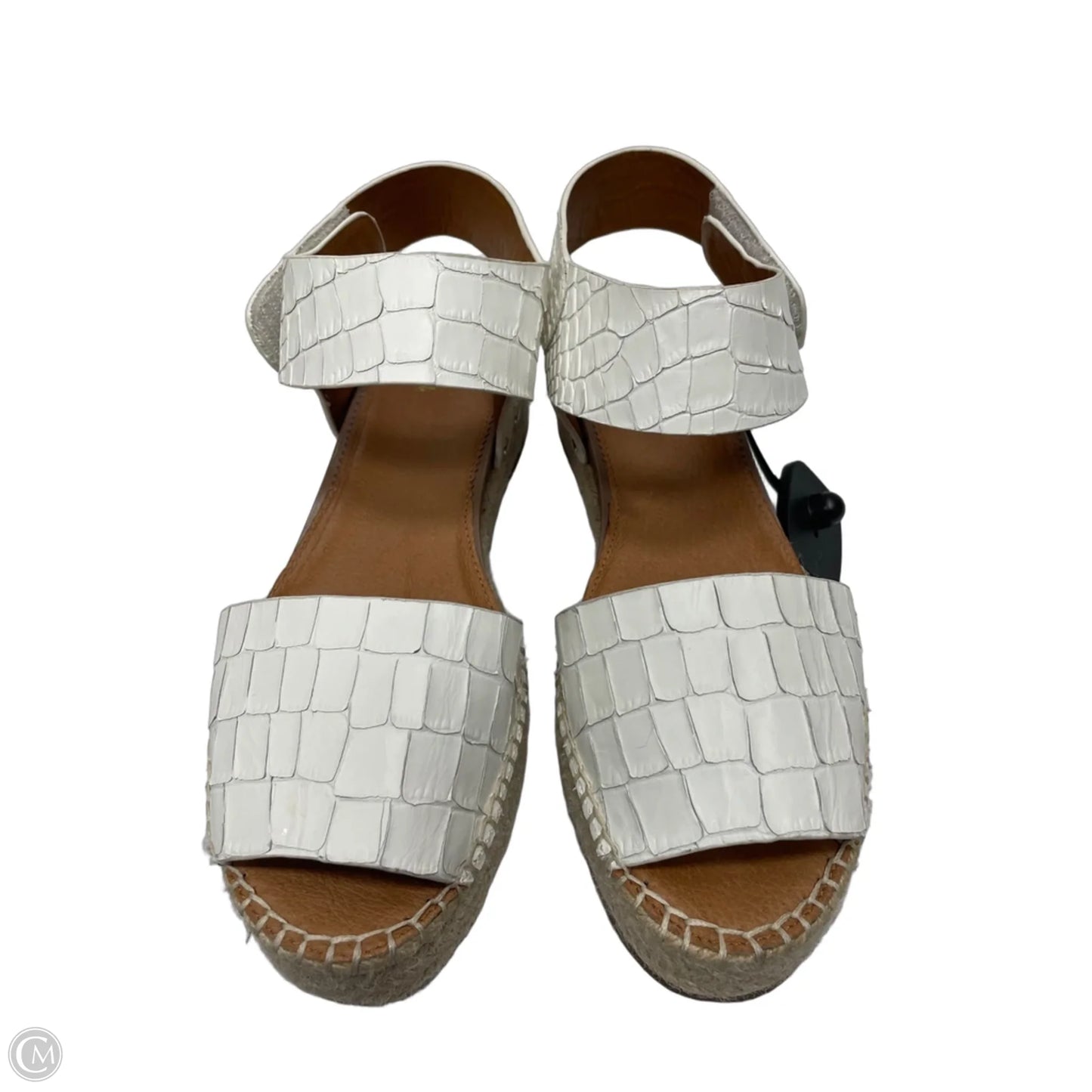 Sandals Heels Platform By Franco Sarto In White, Size: 8.5