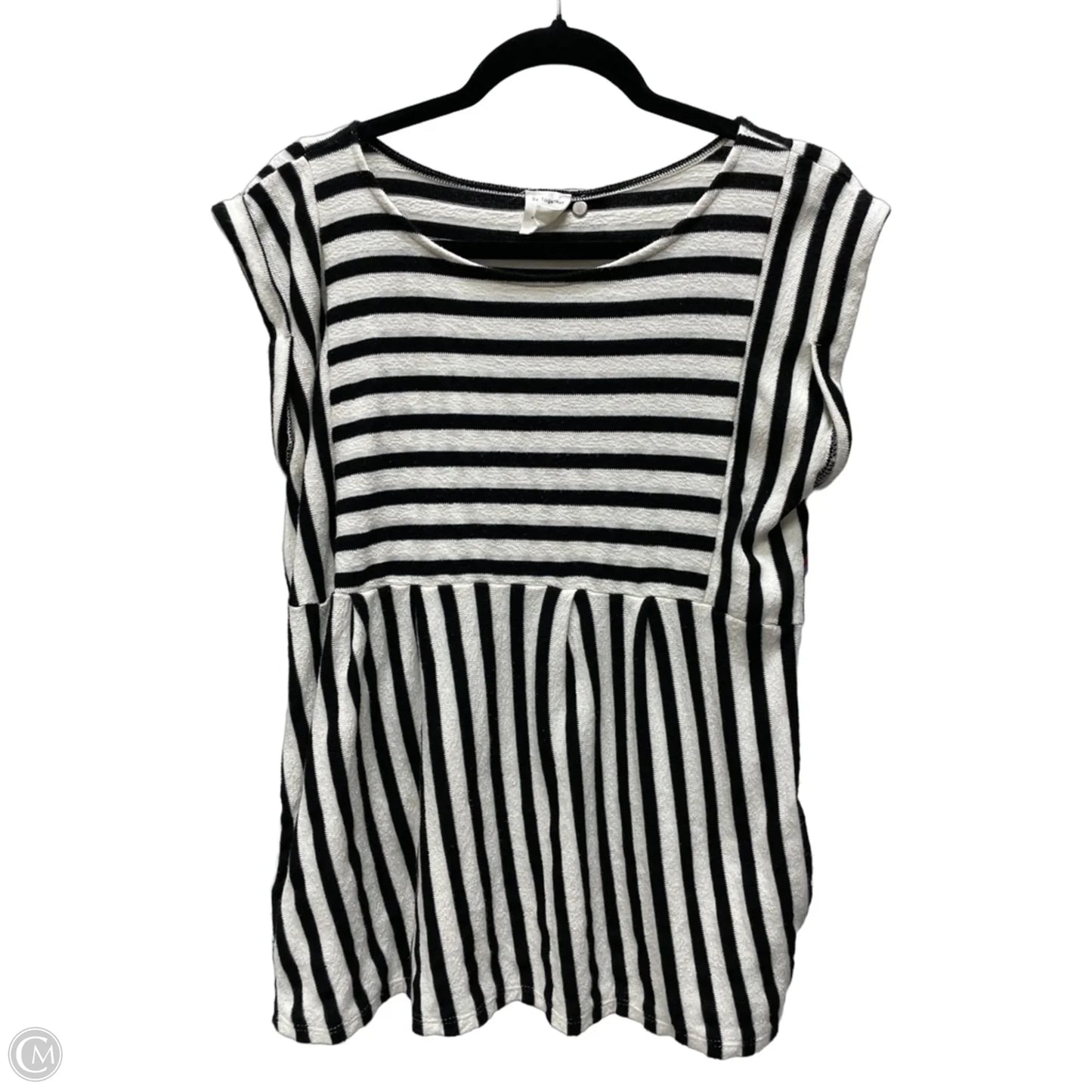 Top Sleeveless By By Together In Striped Pattern, Size: M