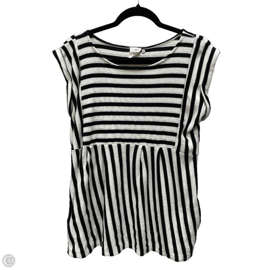 Top Sleeveless By By Together In Striped Pattern, Size: M