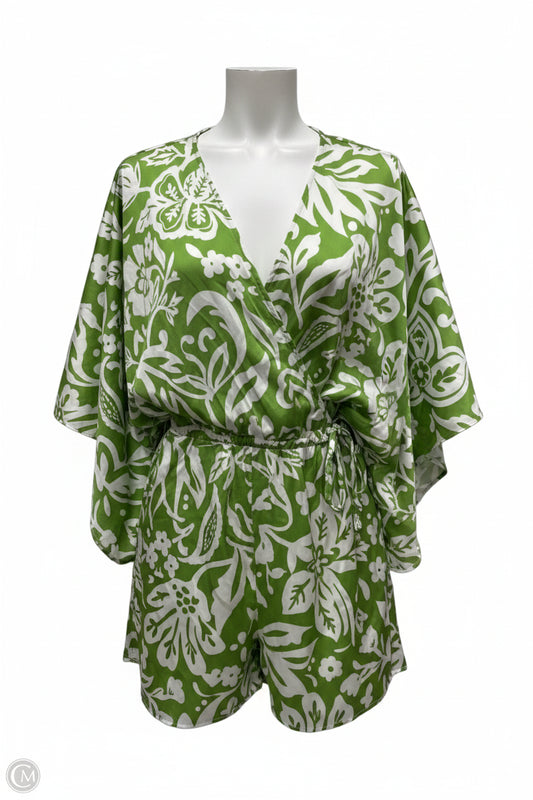 Romper By Fashion Nova In Floral Print, Size: M