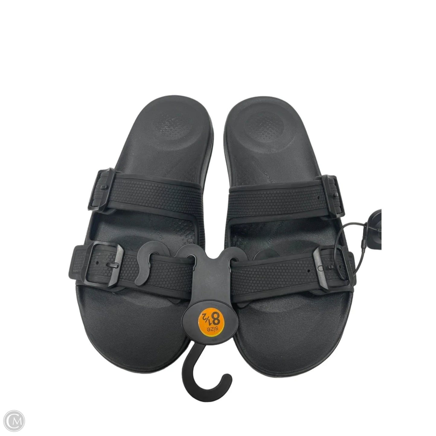 Sandals Flats By Fitflop In Black, Size: 8.5
