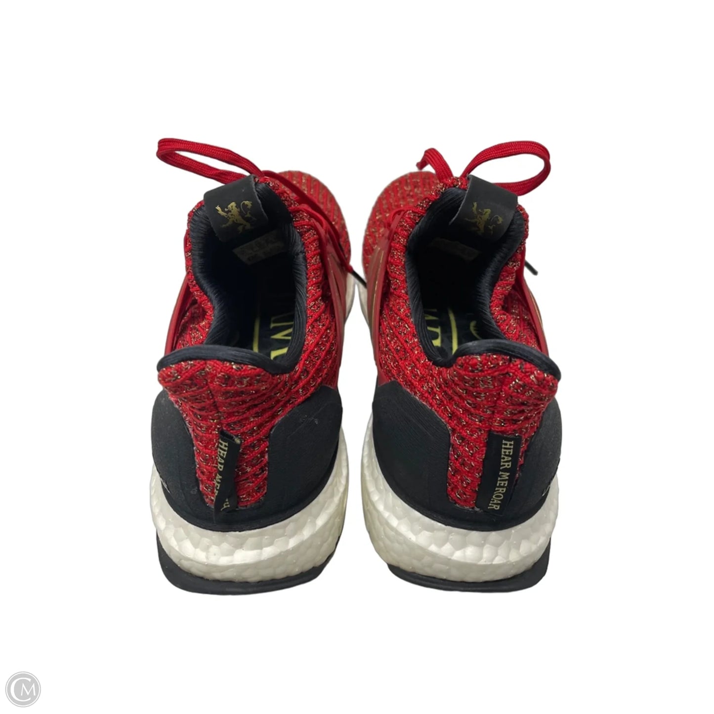 Shoes Athletic By Adidas In Gold & Red, Size: 9