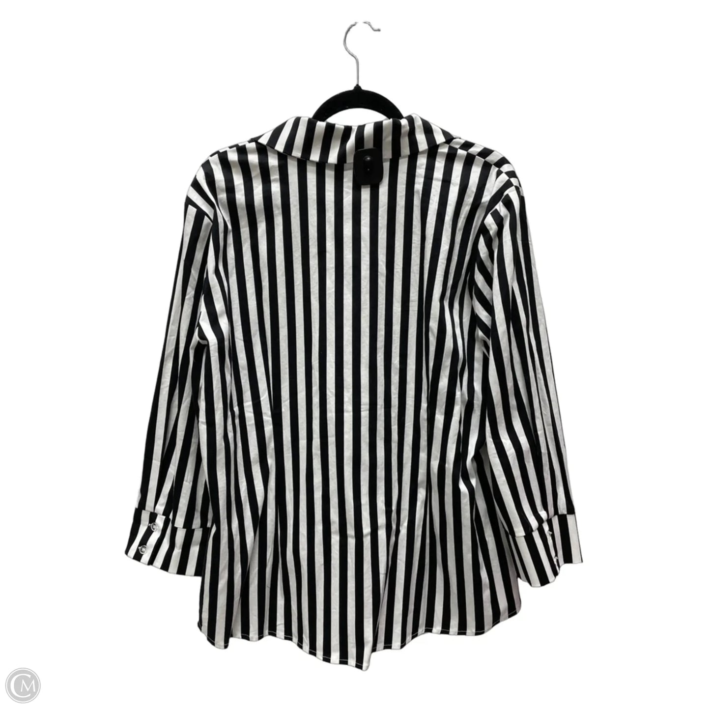 Top Long Sleeve By sassy jones In Striped Pattern, Size: L