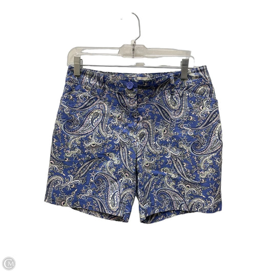 Shorts By Talbots In Paisley Print, Size: 4p