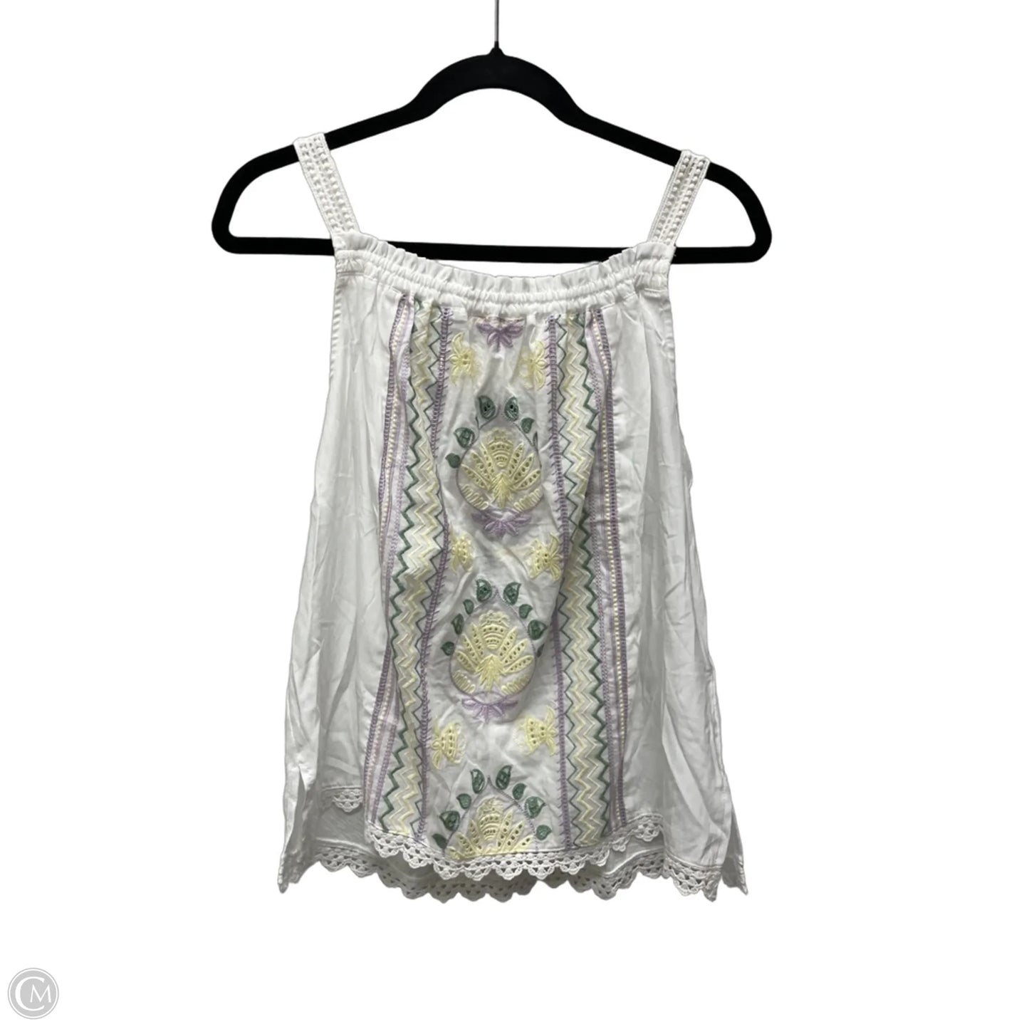 Top Sleeveless By Democracy In White, Size: M