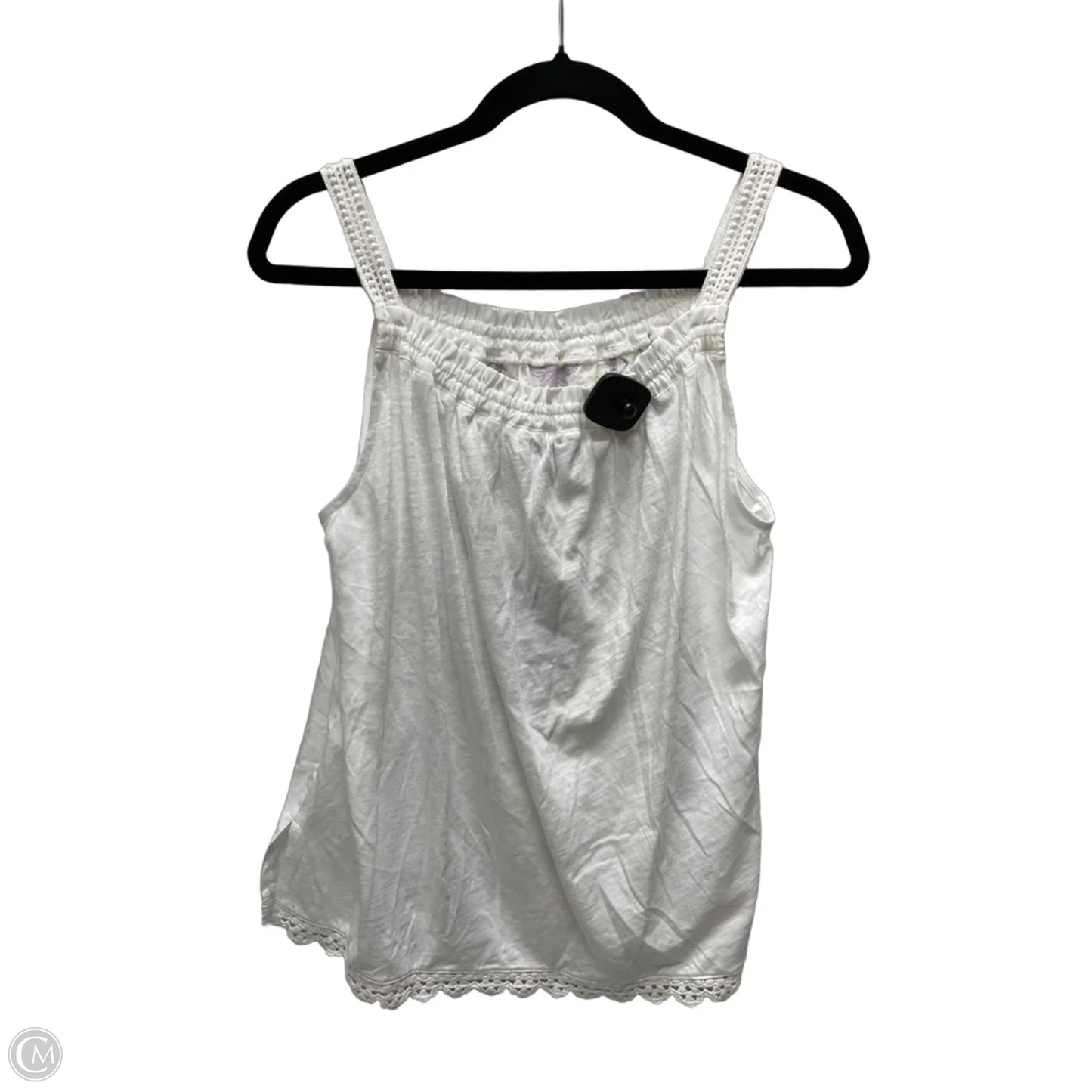 Top Sleeveless By Democracy In White, Size: M