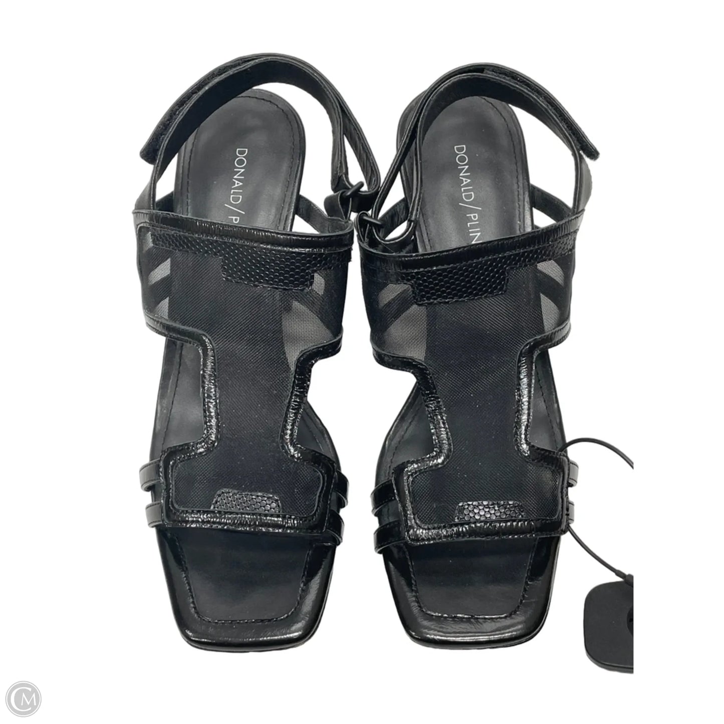 Sandals Heels Block By Donald Pliner In Black, Size: 9