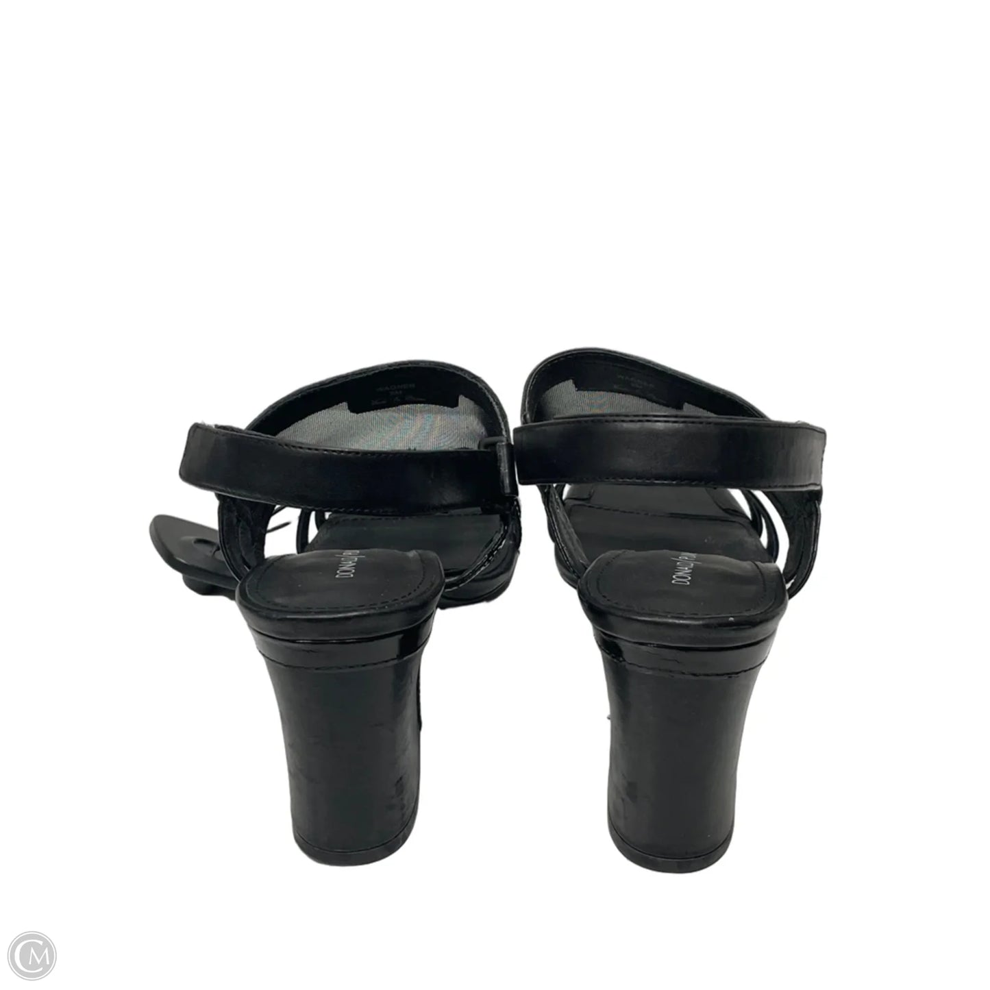 Sandals Heels Block By Donald Pliner In Black, Size: 9