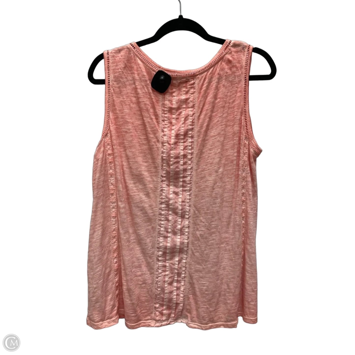 Top Sleeveless By Soft Surroundings In Coral, Size: L