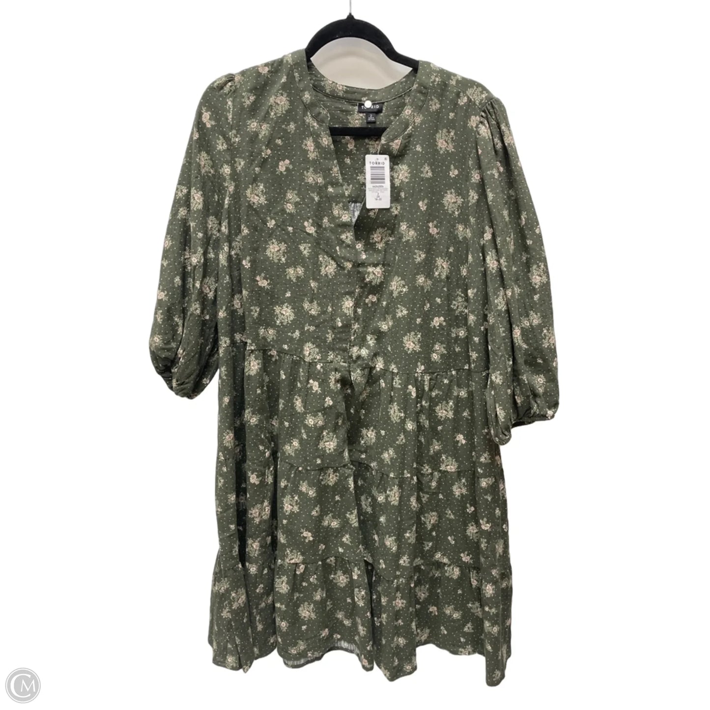 Dress Casual Short By Torrid In Floral Print, Size: 2x