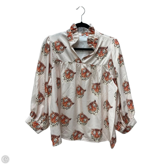 Top Short Sleeve By Clothes Mentor In Pink, Size: L