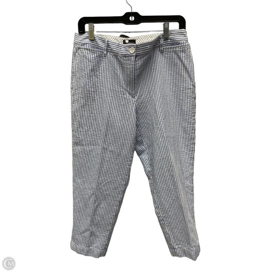 Pants Cropped By Talbots In Striped Pattern, Size: 8p