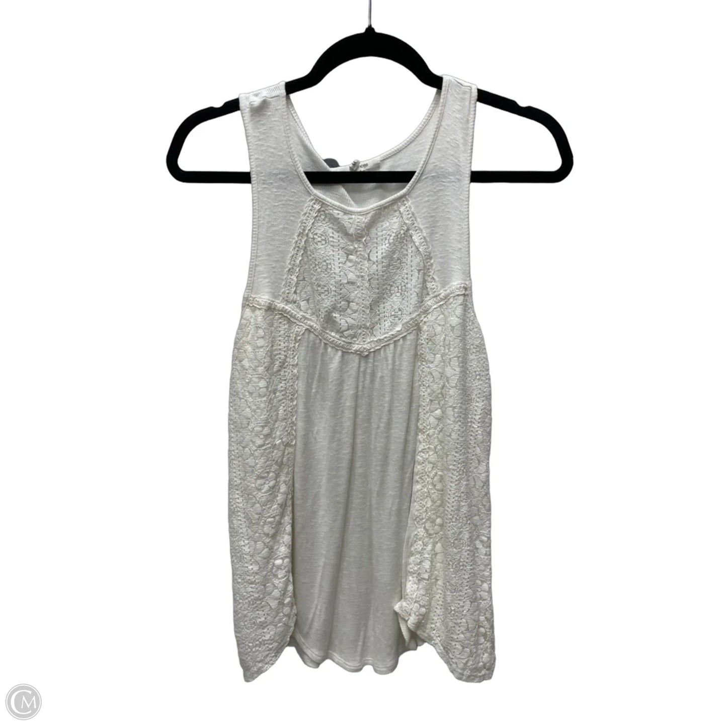 Top Sleeveless By Maurices In Cream, Size: M