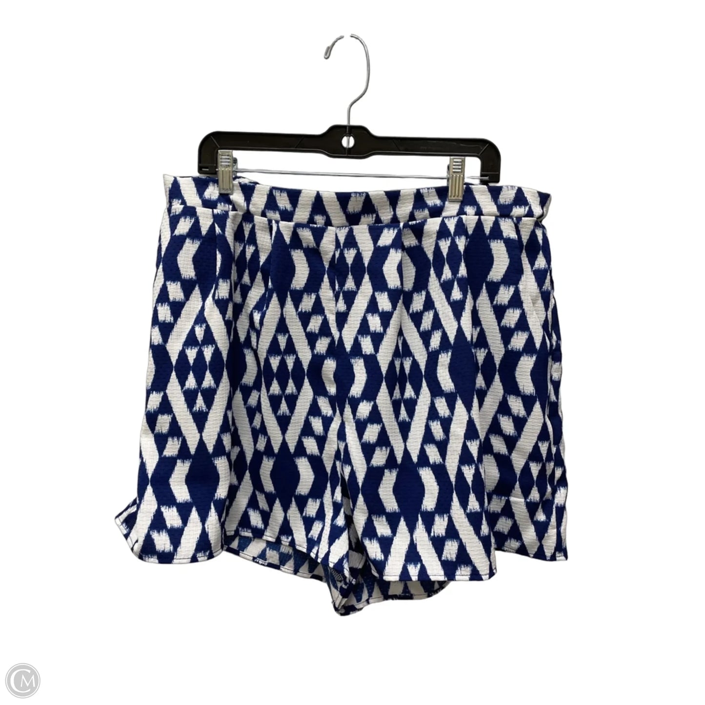 Shorts By Soprano In Blue & White, Size: 18